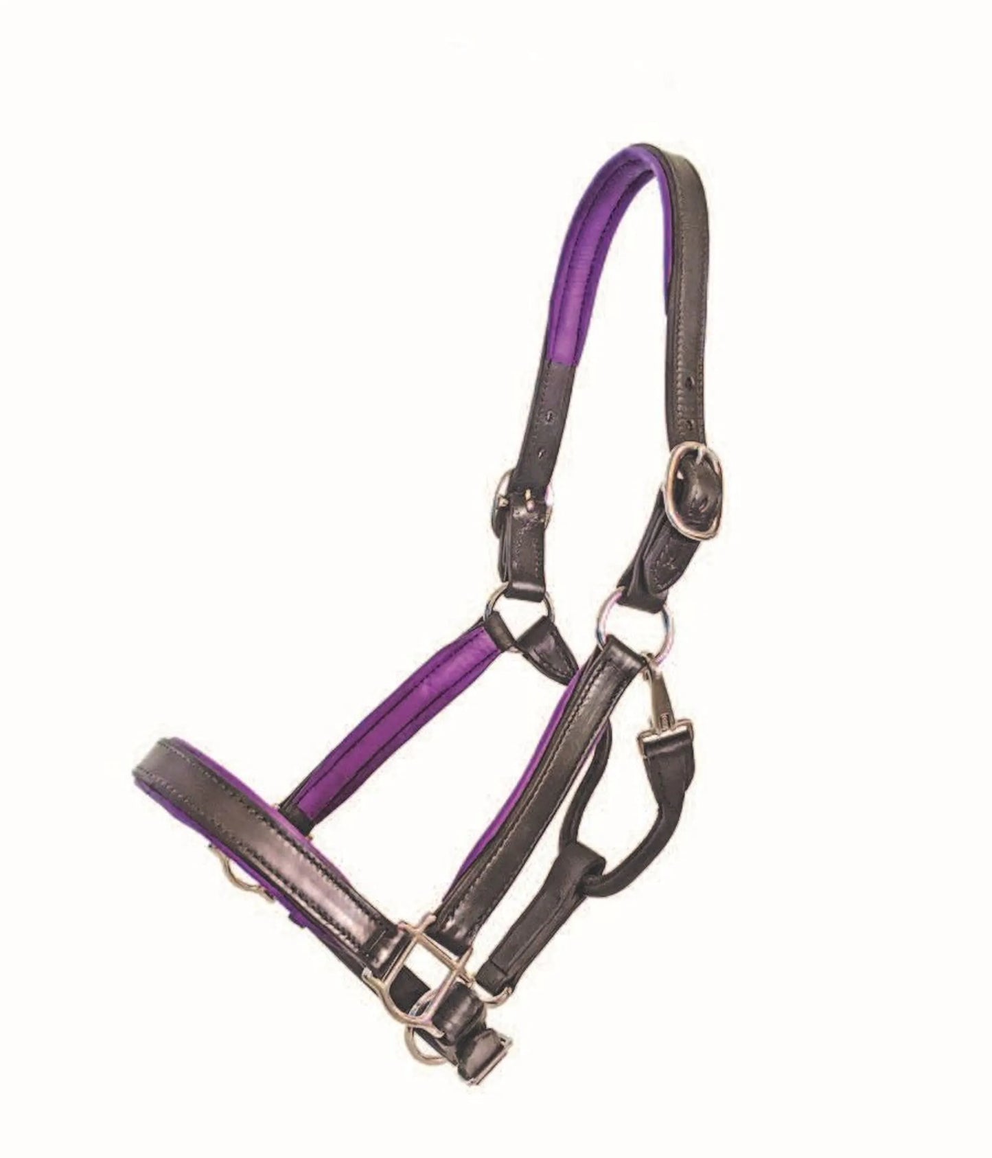 1" Black Padded Halter