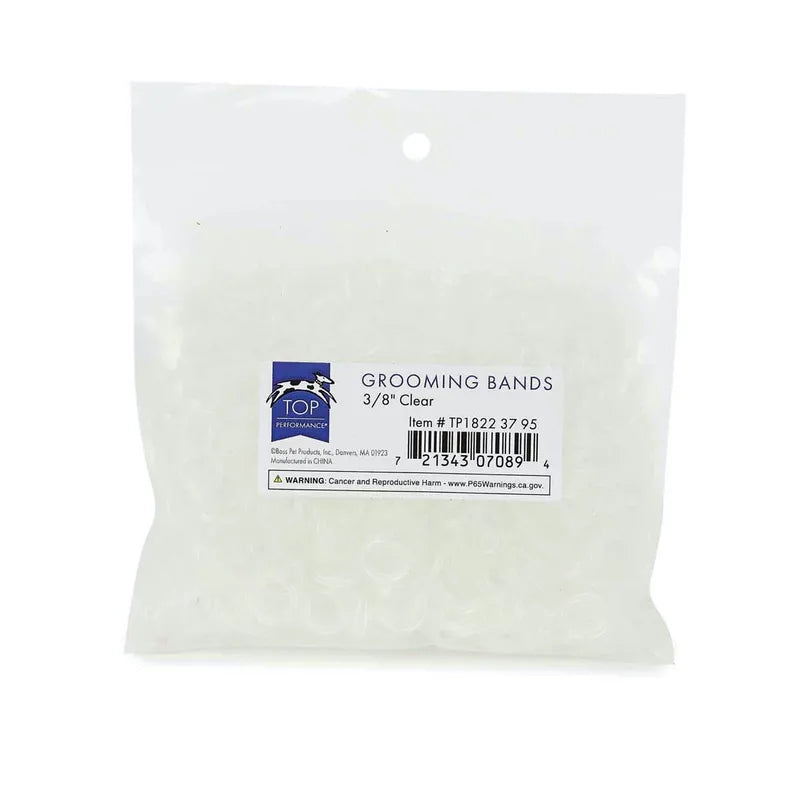 TP Grooming Bands 3/8in Clear