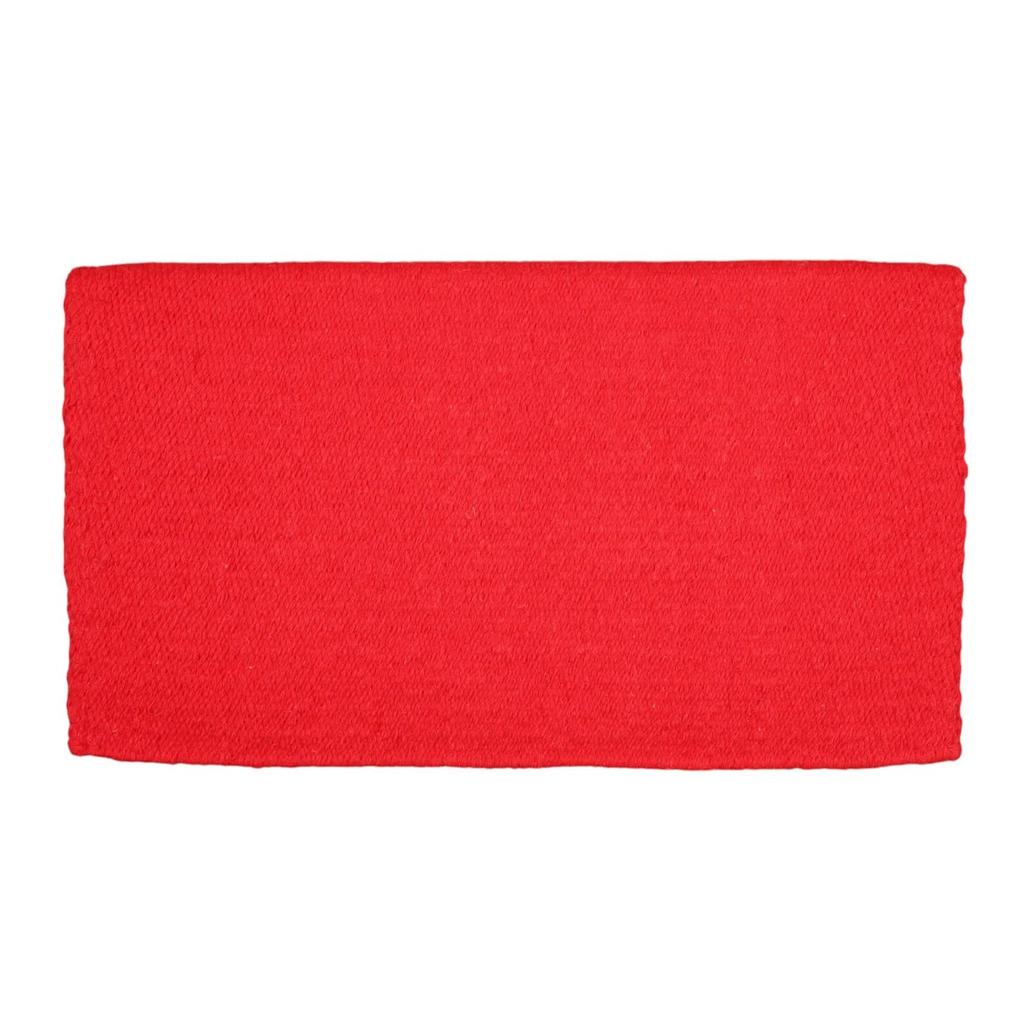 TuffRider Solid Color Double Weave Saddle Blanket-White-34 X 38 Inch