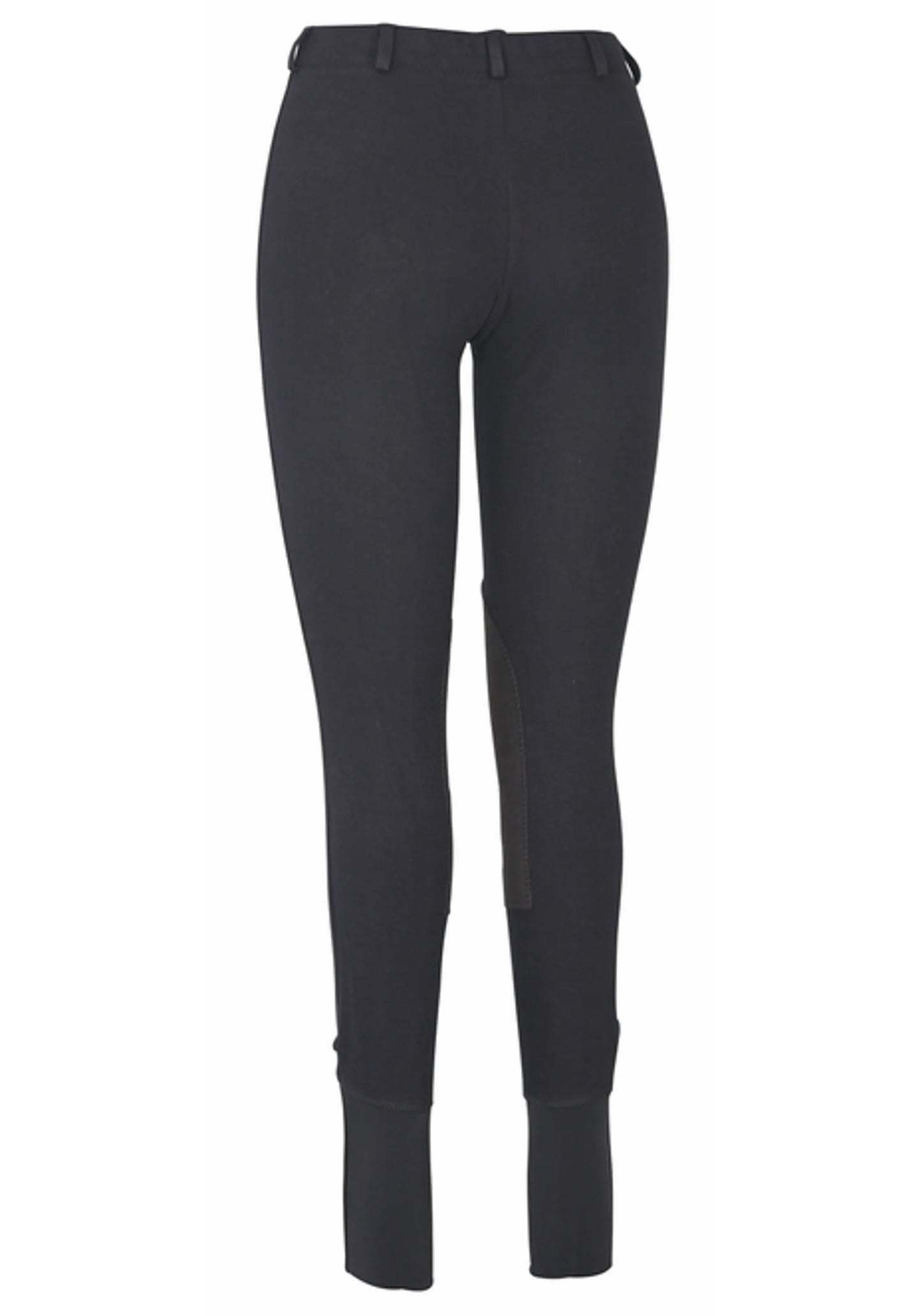 TuffRider Ladies Cotton Lowrise Pull-On Knee Patch Breeches