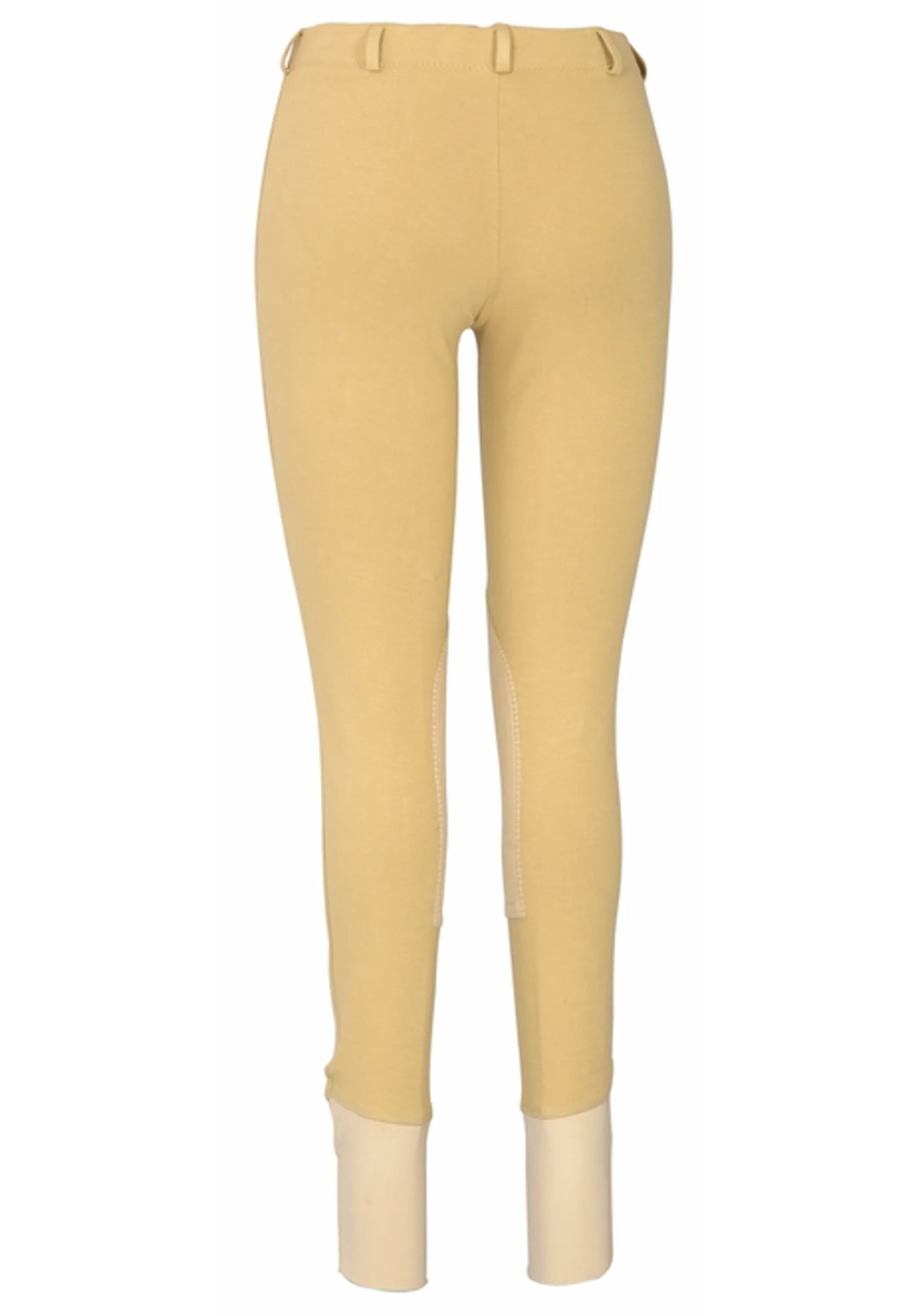 TuffRider Ladies Cotton Lowrise Pull-On Knee Patch Breeches
