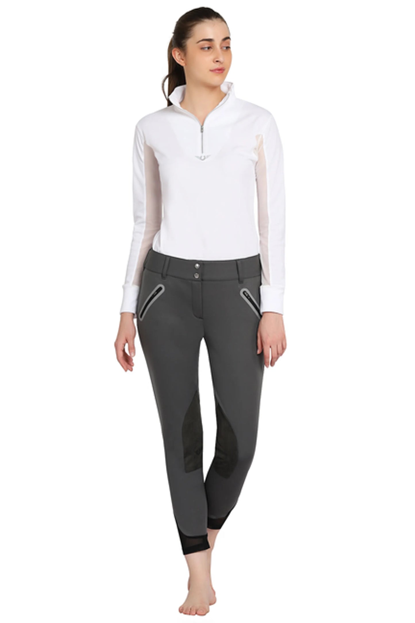 TUFFRIDER LADIES YETI SOFT SHELL KNEE PATCH BREECHES