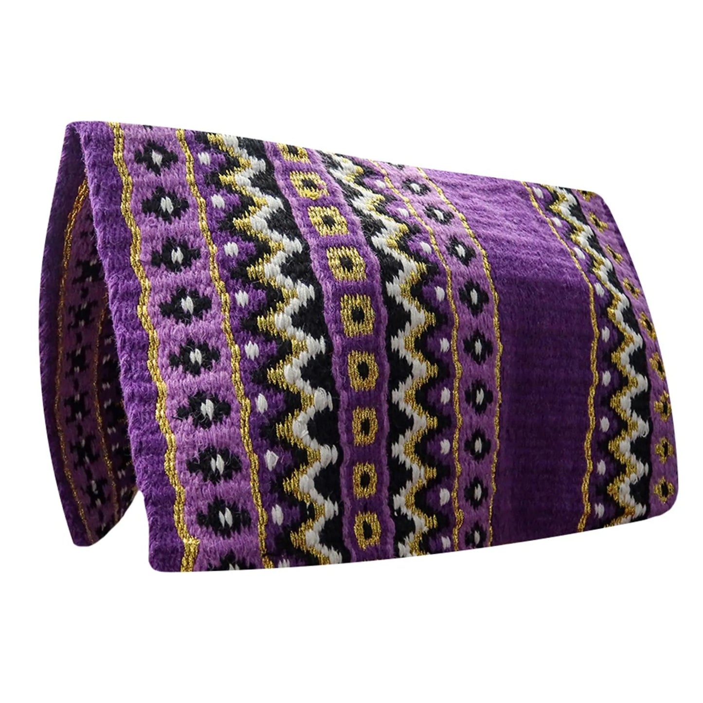 TuffRider Cody Western Show Blanket- Purple/Black- 34 x 40