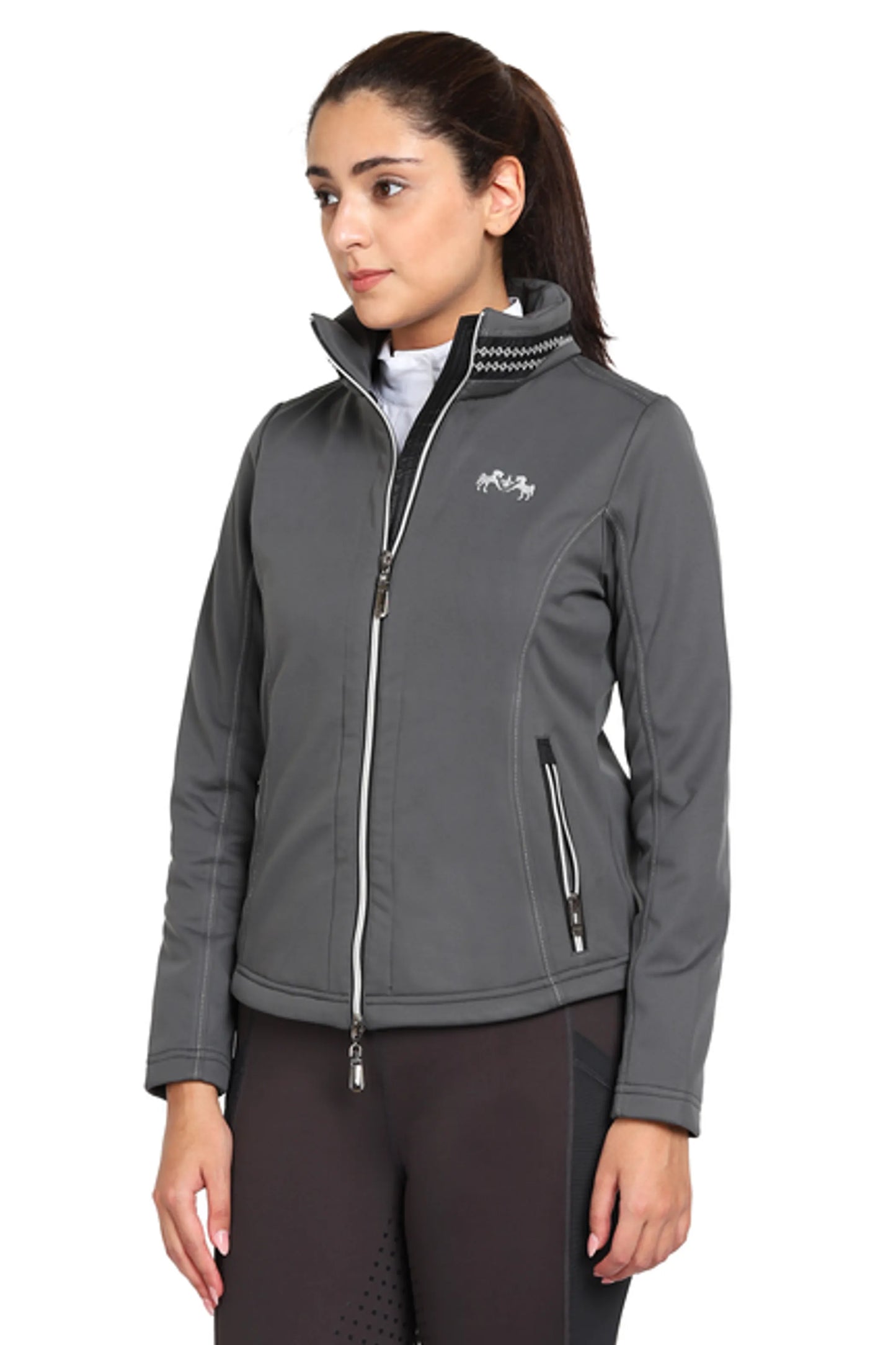 EQUINE COUTURE LADIES BECCA SOFT SHELL JACKET WITH FLEECE