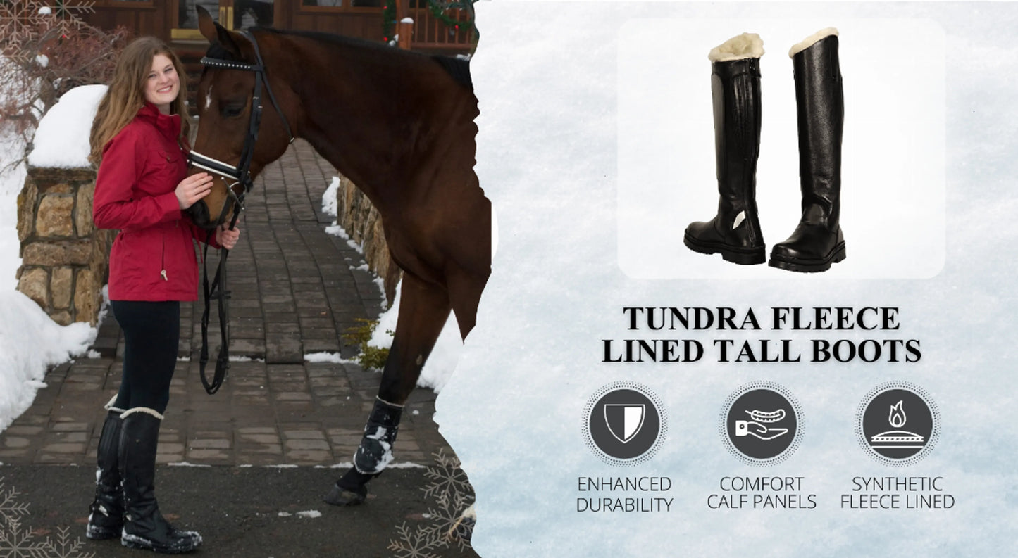 TuffRider Women Tundra Fleece Lined Spanish Top Tall Boots - Color: Black | Pack Of: 1