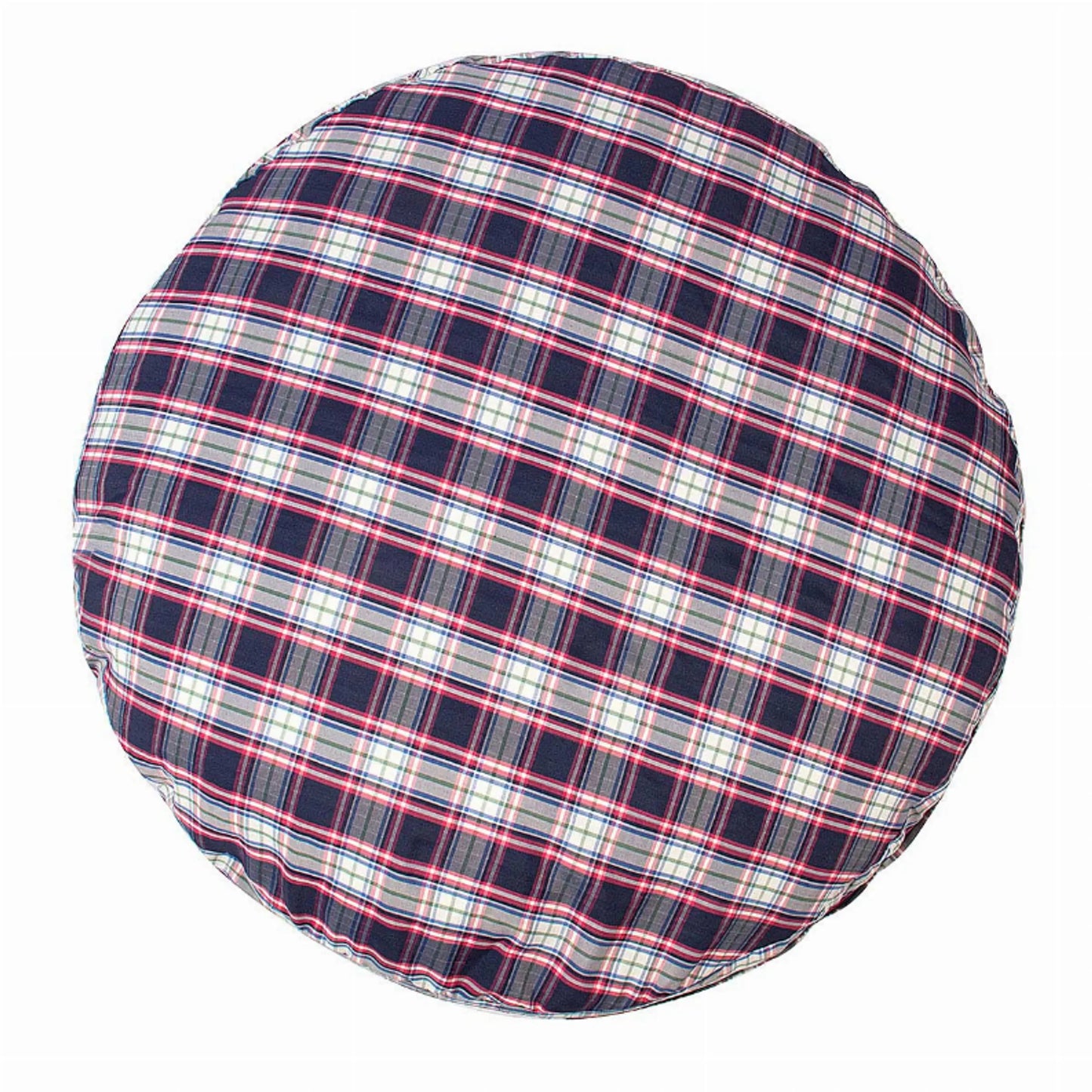 Halo Amber Plaid Round Dog Bed