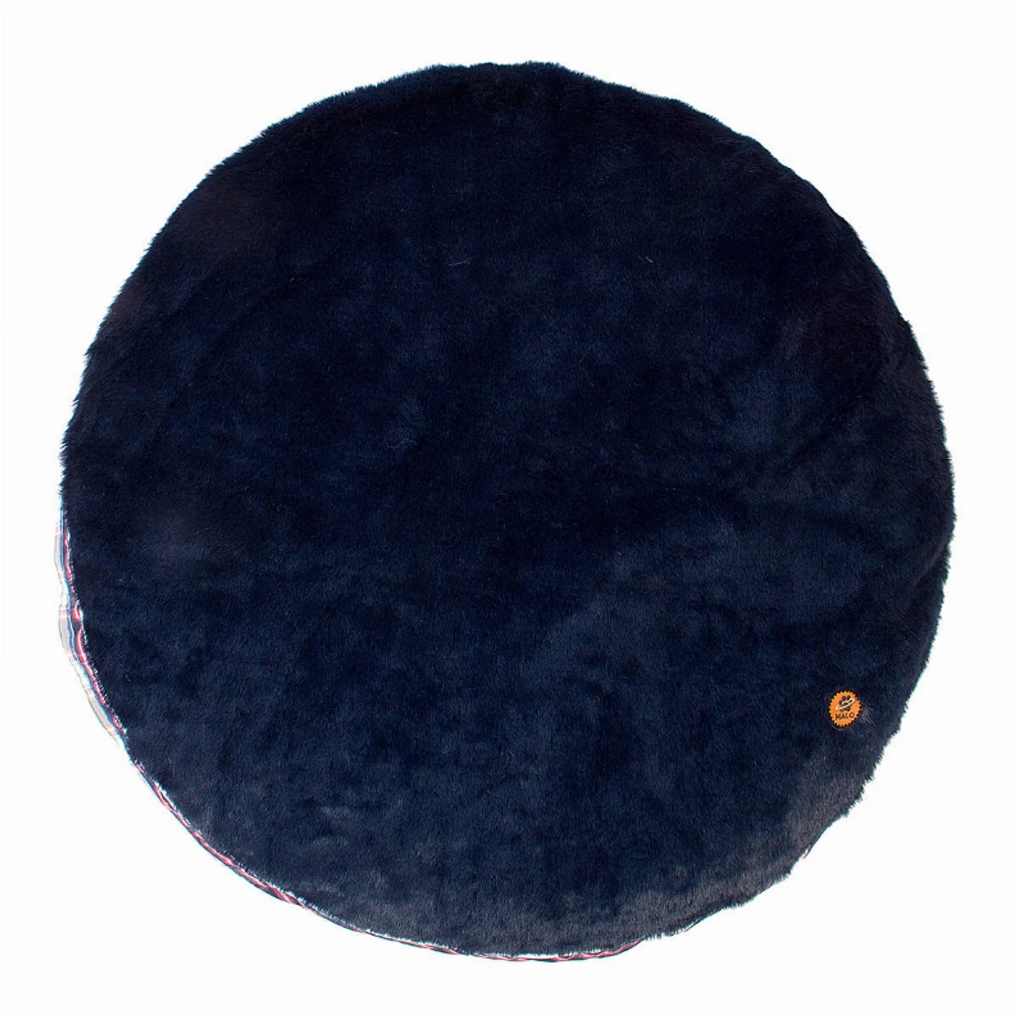 Halo Amber Plaid Round Dog Bed