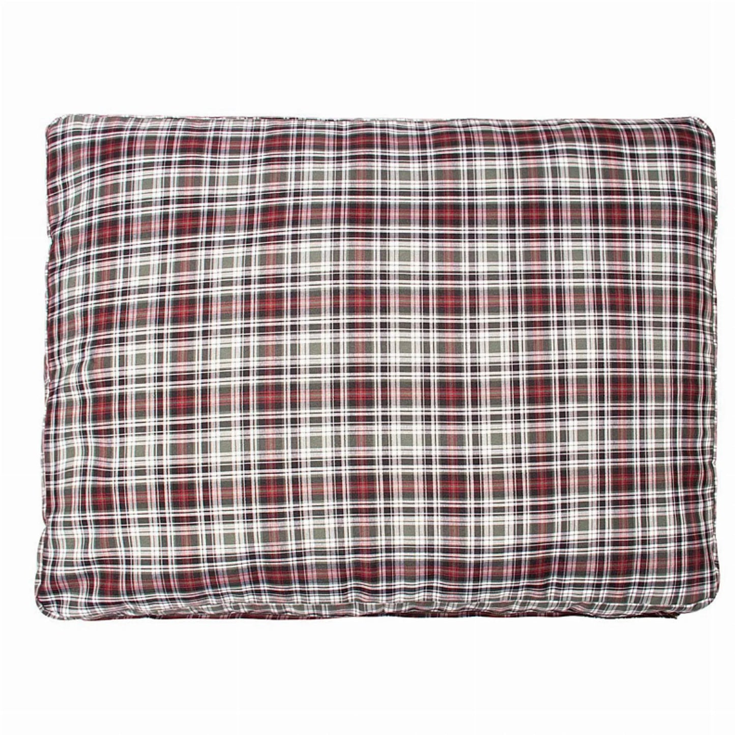 Halo Duck Green Plaid Rectangular Dog Bed