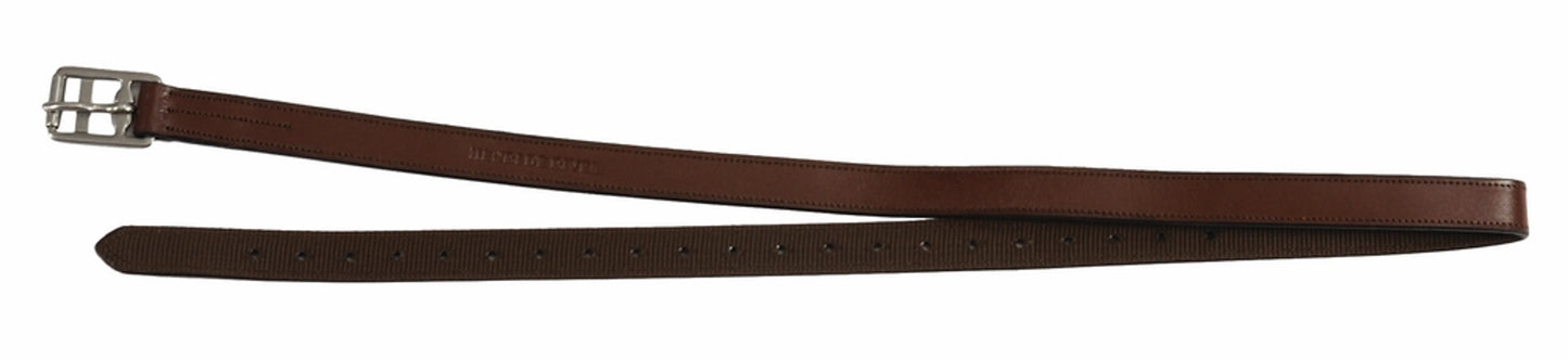 Henri de Rivel Nylon Lined Stirrup Leather - Black- 54