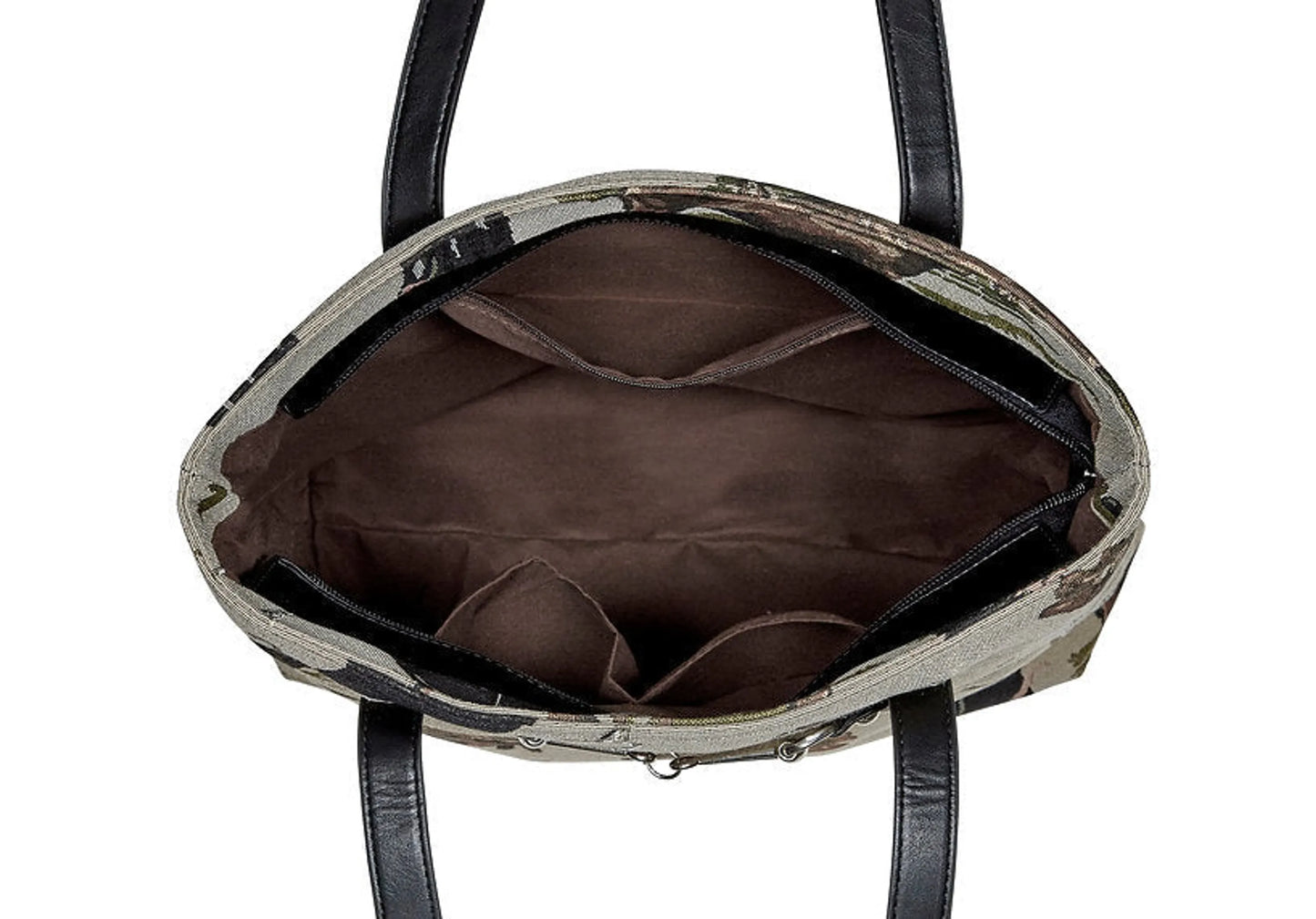 AWST Int'l Equestrian Tapestry Pattern Tote Bag with Snaffle Bit