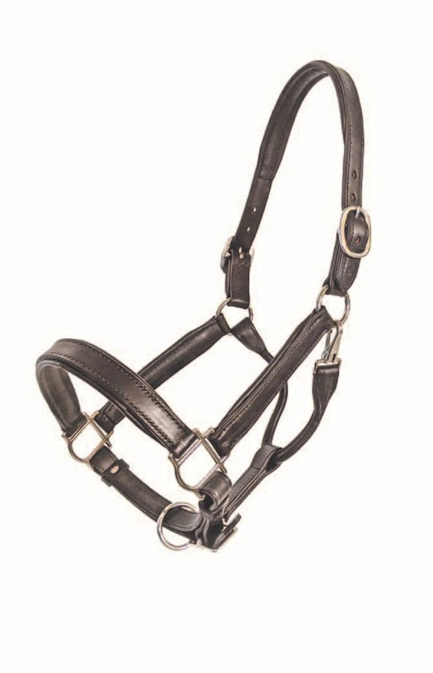 1" Black Padded Halter