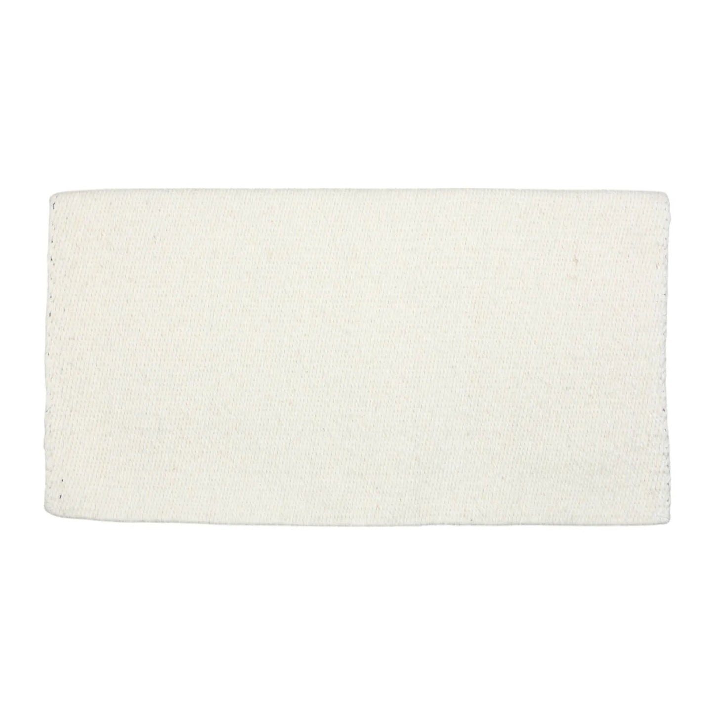 TuffRider Solid Color Double Weave Saddle Blanket-White-34 X 38 Inch