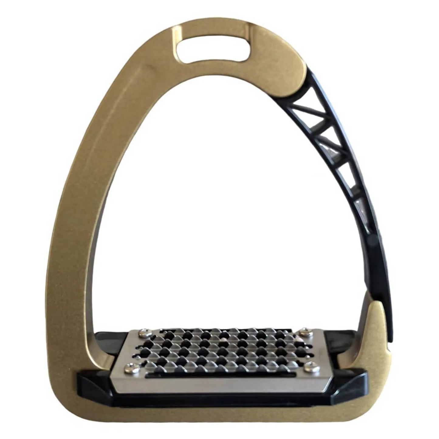 TuffRider Tech Safety Stirrups 1.8lbs- Dark Grey-4 1/2