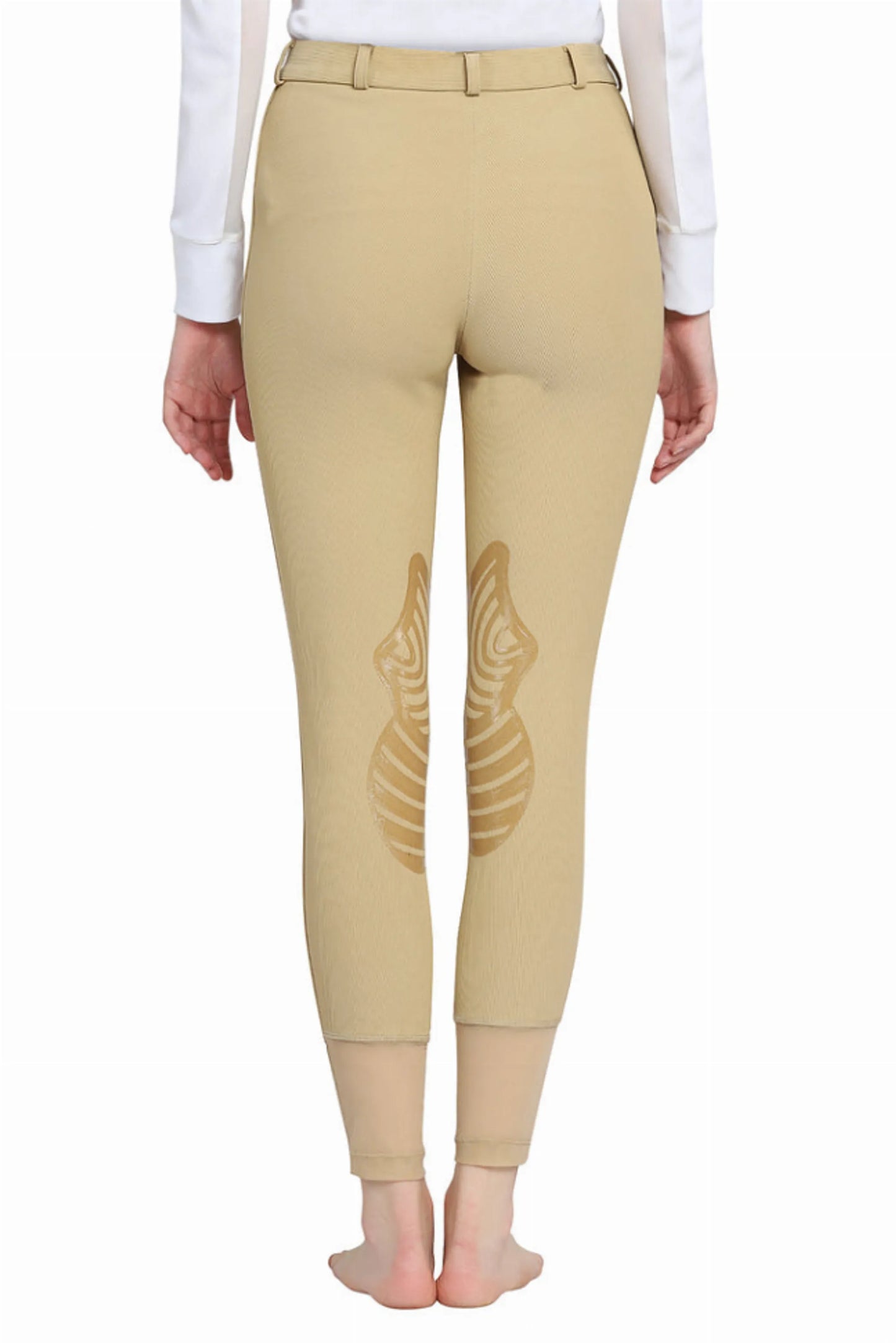 Tuffrider Tiffany Ribbed Breech With Silicone Knee Patch