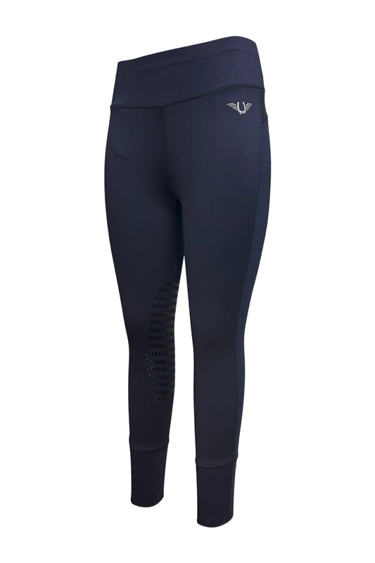 TuffRider Ladies Marathon Riding Tights-Navy-2XL