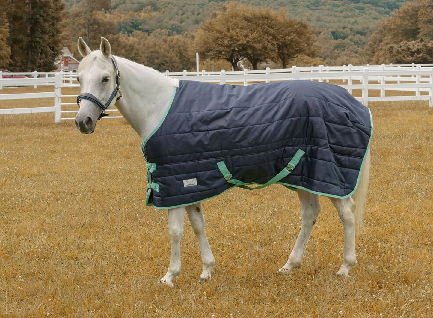 TuffRider Kozy Komfort Stable Blanket - Navy - 69