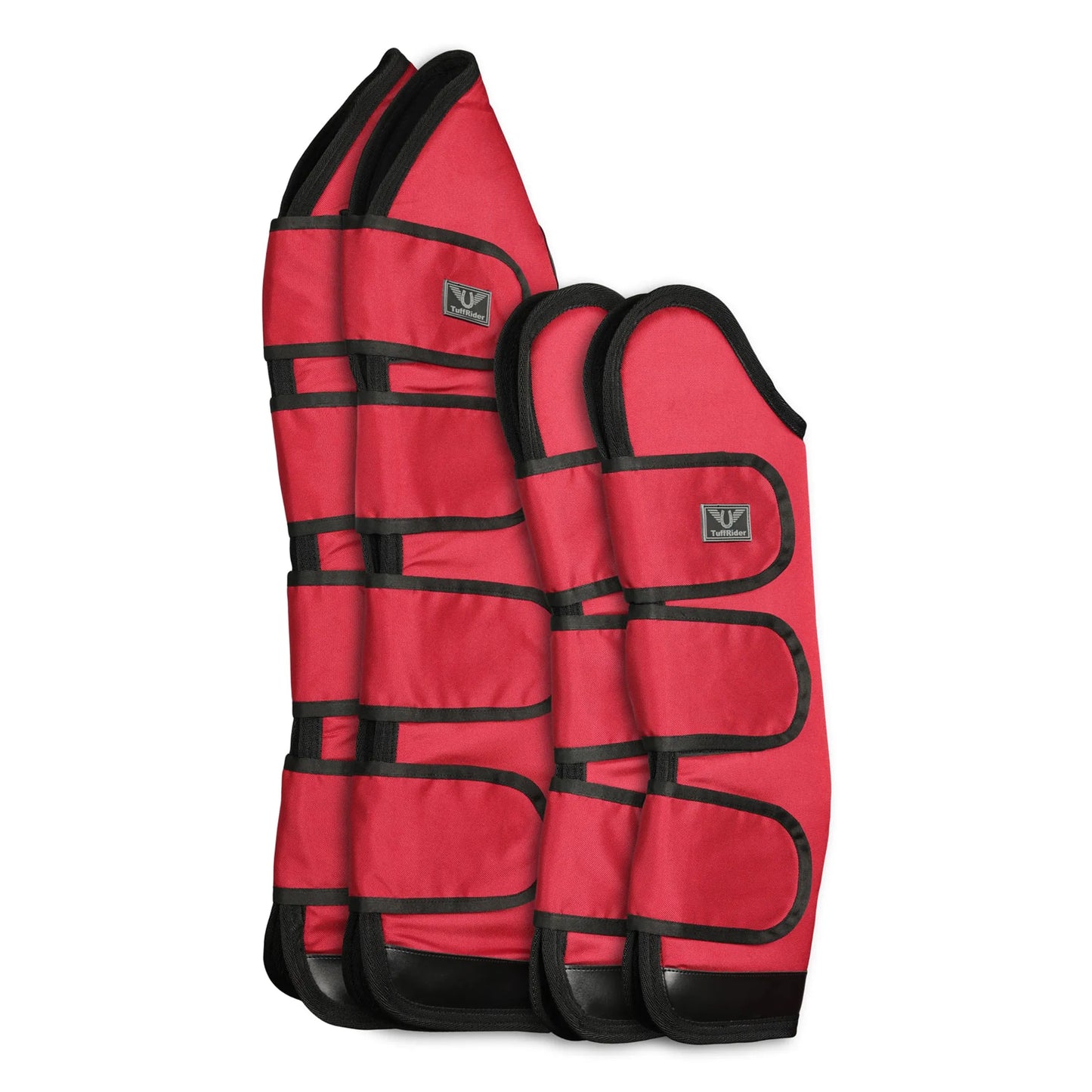 TuffRider 600 D Oxford Shipping Boot- Red w/black Trim Cob