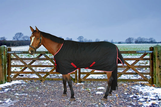 TuffRider Optimum 1680D Outer Armour Medium Weight  with Thermo Manager Lining Standard Neck  Turnout Blanket