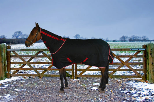 TuffRider Optimum 1680D Outer Armour Medium Weight Turnout Blanket with a Thermo Manager Lining and Detachable Neck