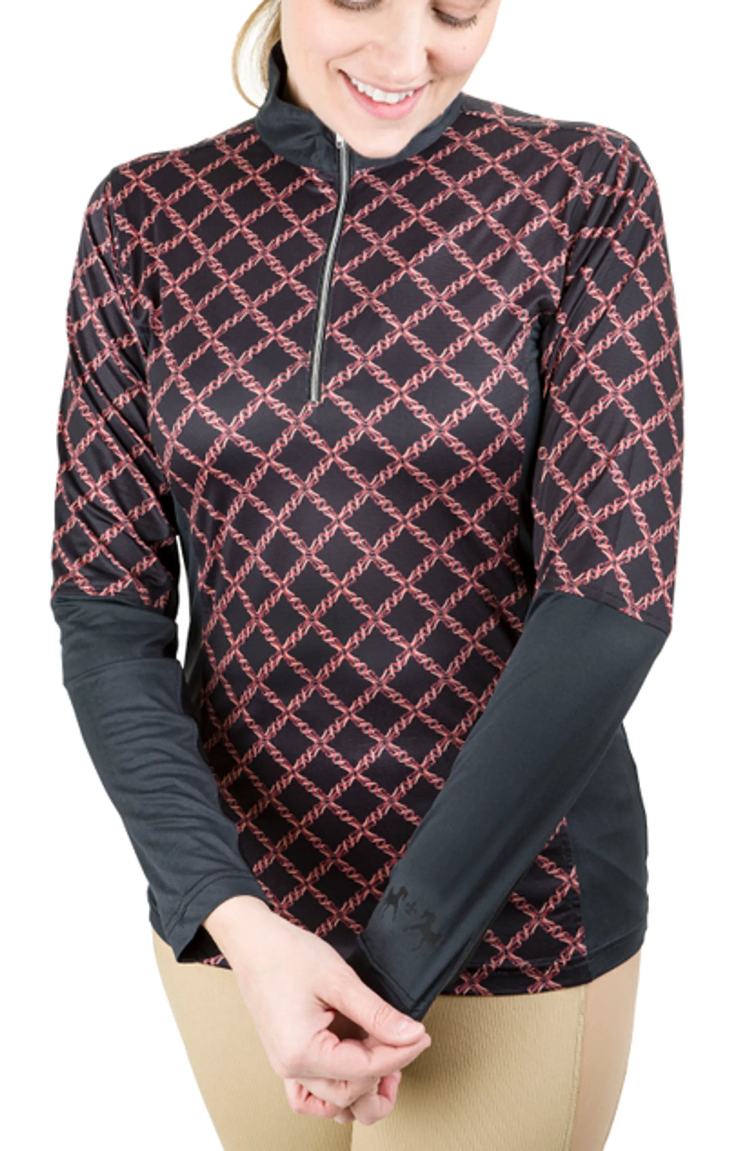 EQUINE COUTURE EQUICOOL LEATHERWORKS SPORT SHIRT