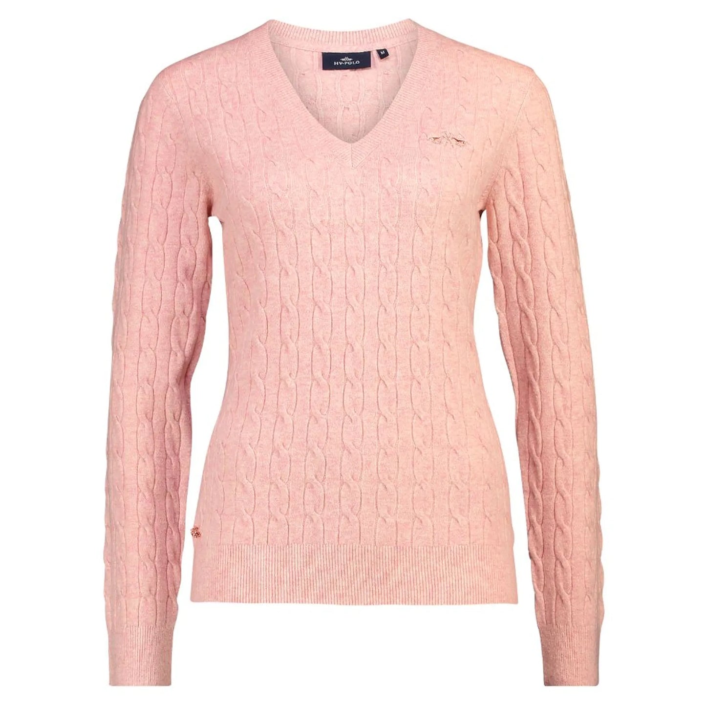 HV Polo Cable Pullover HVPClassy-Blush Melange-L