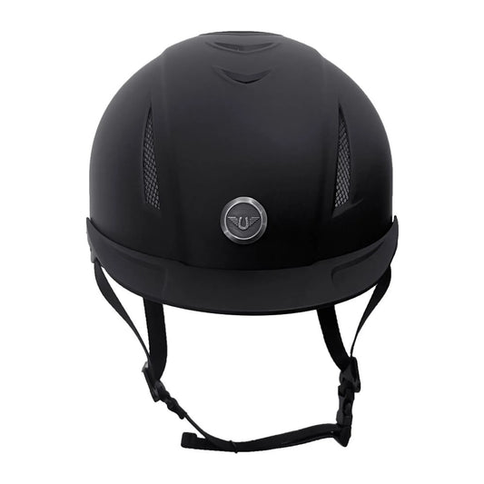 TuffRider Shield Riding Helmet with Adjust A Dial-Black-L