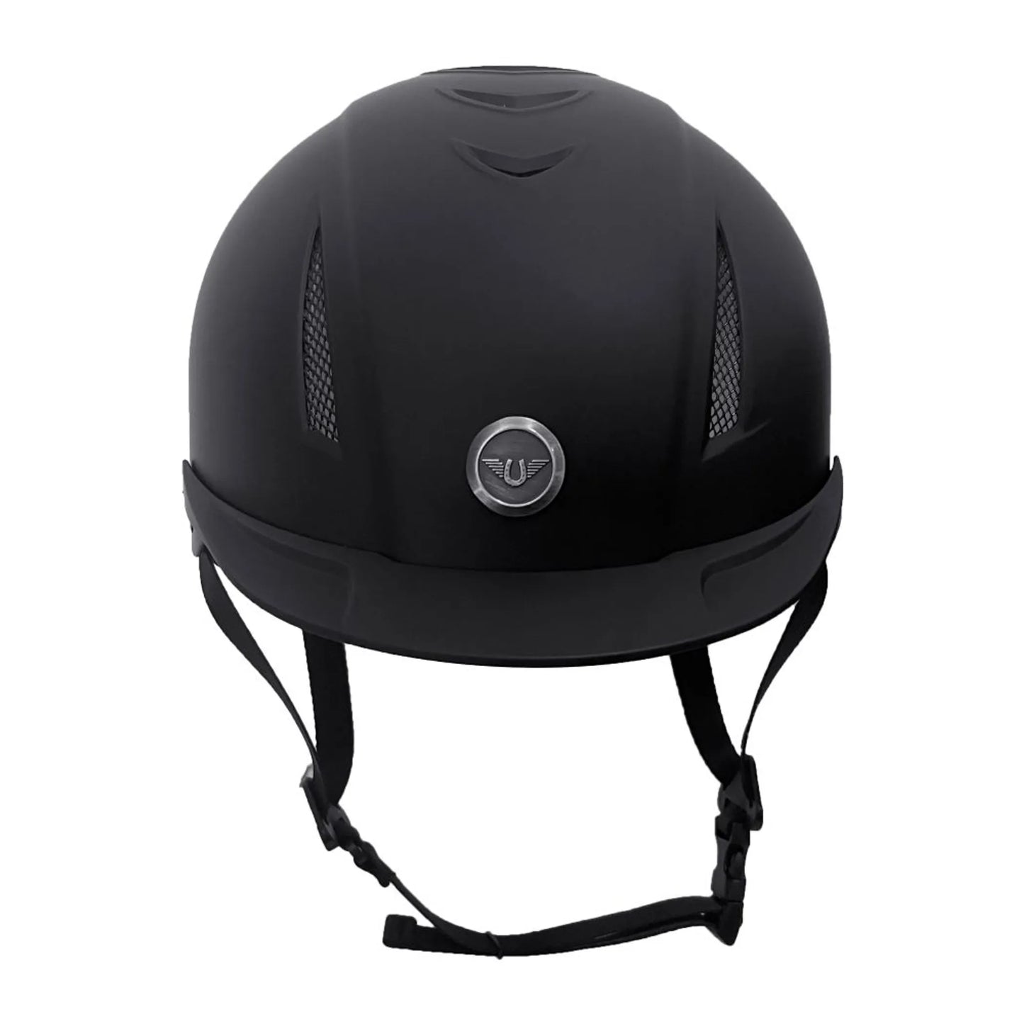 TuffRider Shield Riding Helmet with Adjust A Dial-Black-L