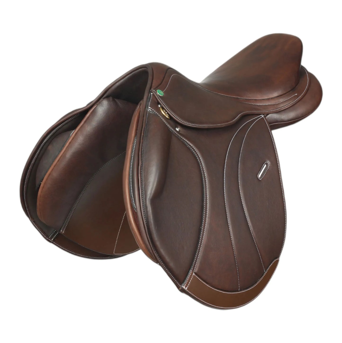 Henri De Rivel Equipe H Close Contact IGP Flocked Saddle- Havana -16.5