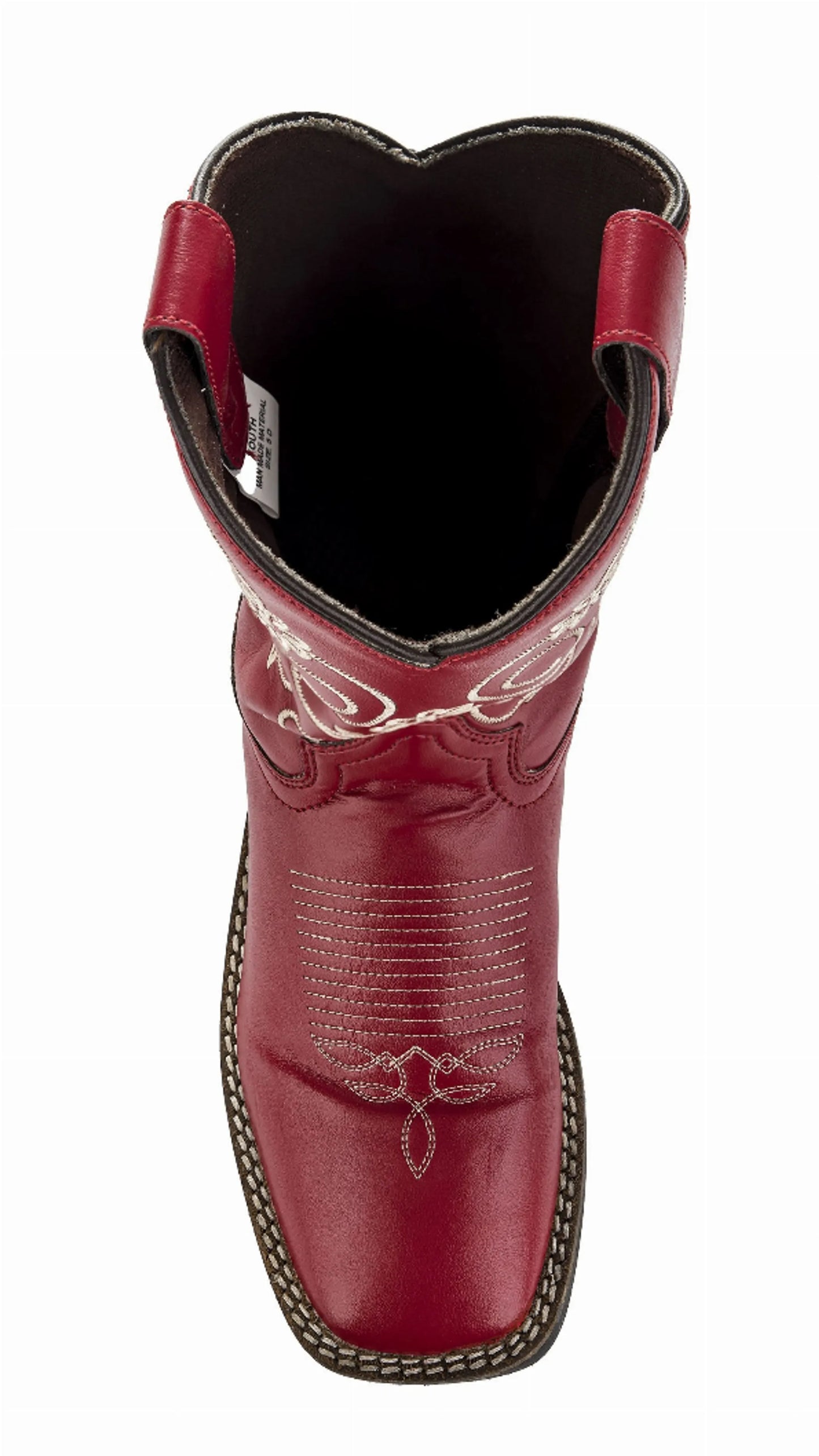 TuffRider Toddler Fire Red Floral Western Boot