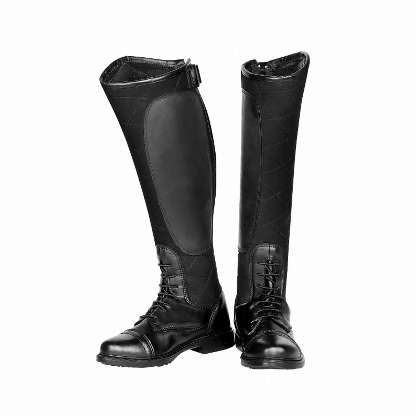 TuffRider Ladies Alpine Quilted Field Boots in Synthetic Leather - Color: Black | Pack Of: 1