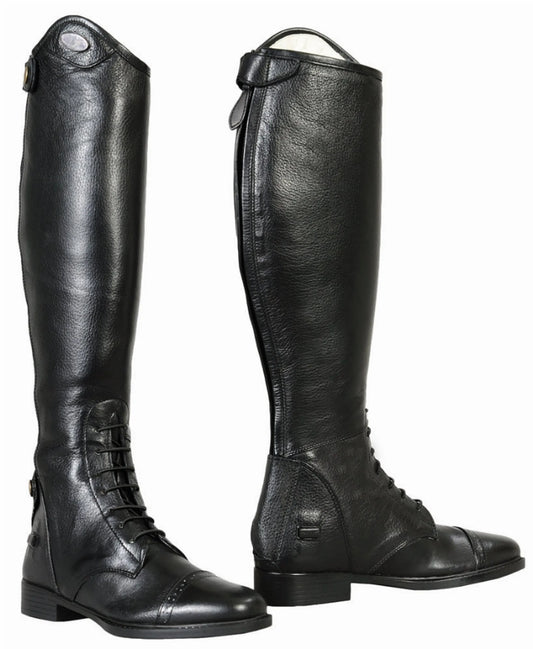 TuffRider Women Belmont Leather Field Boots - Color: Black | Pack Of: 1