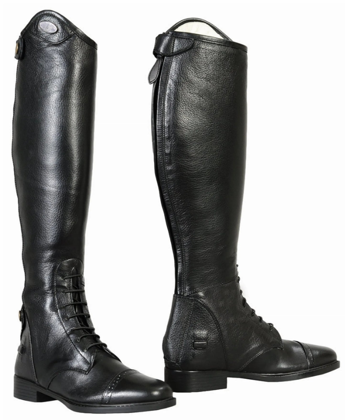 TuffRider Women Belmont Leather Field Boots - Color: Black | Pack Of: 1
