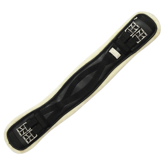 Lettia Clik Dressage Sherpa Fleece Clik Girth-Black-22