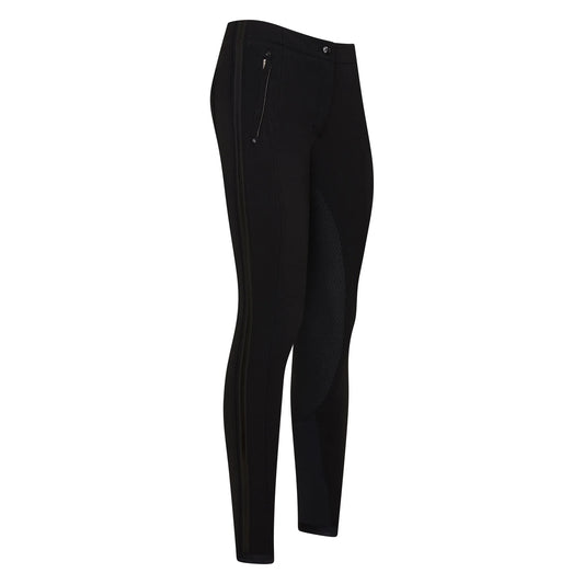 Euro-Star Riding Breeches ESWondershape Fullgrip-Black-36