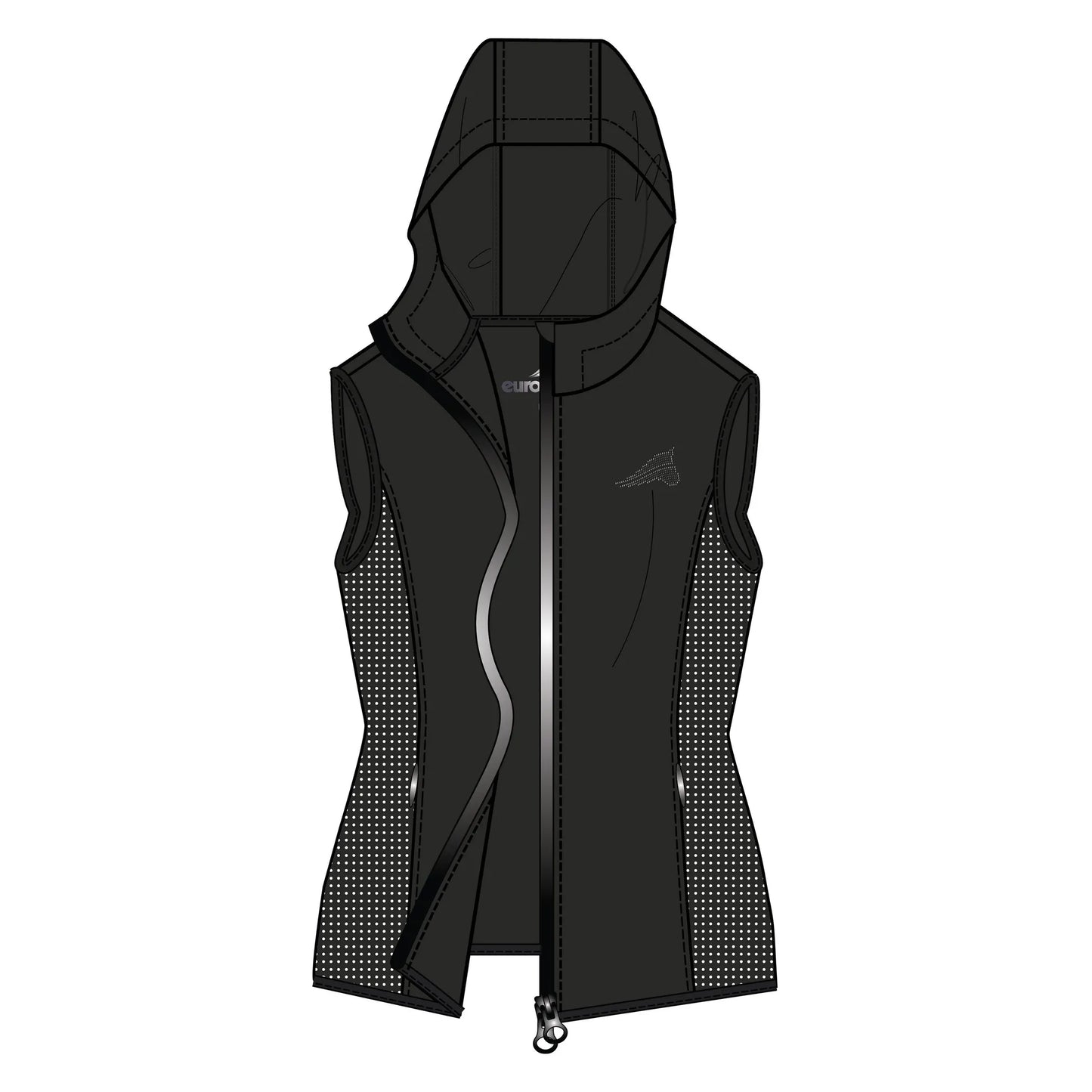 Euro-star Bodywarmer ESMadeleine-Black - 2XL