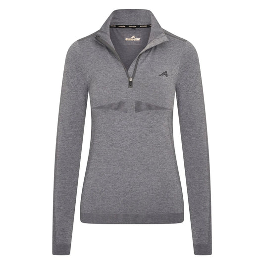 Euro-Star Half Zip Top ESMaggy-Magnet Melange-L