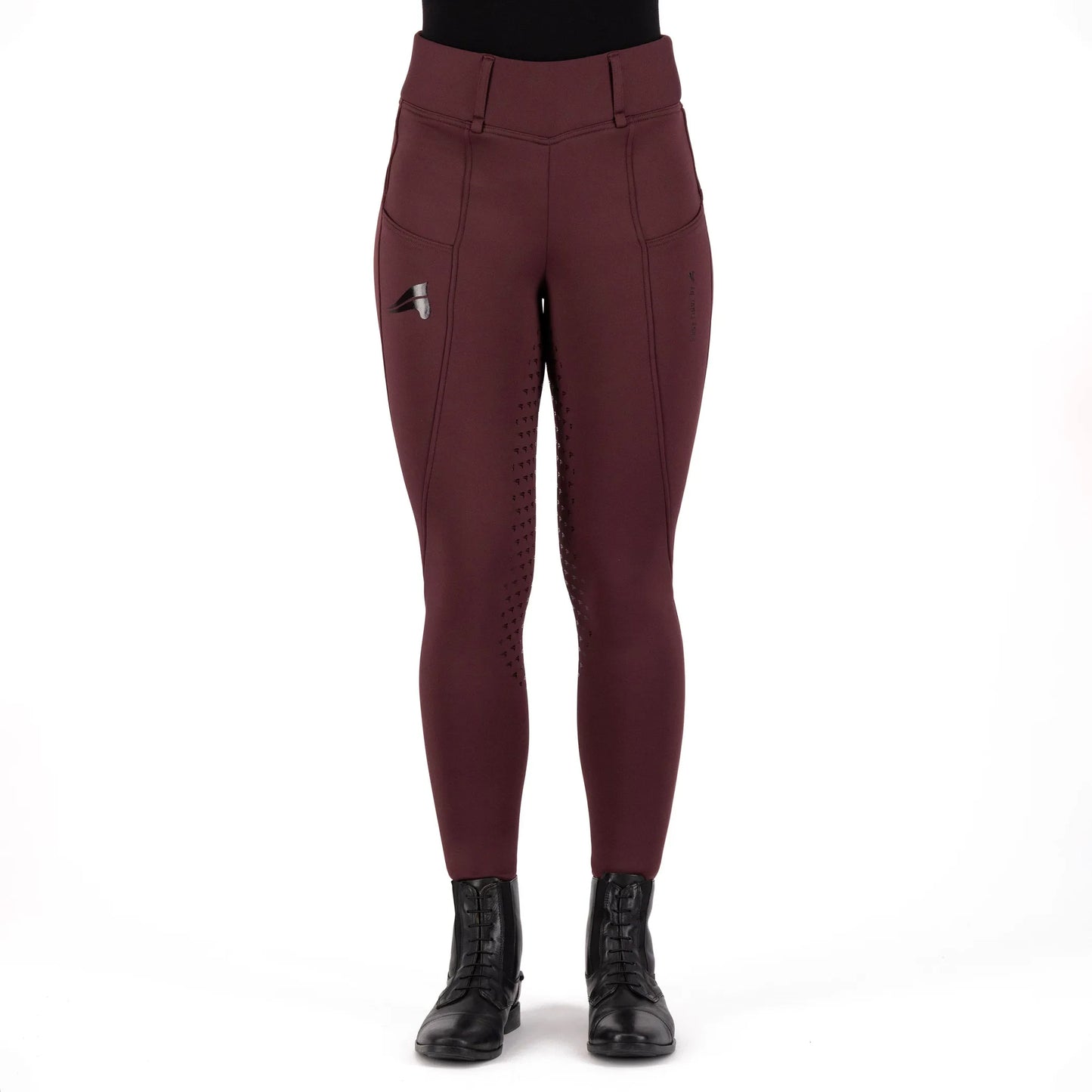 Easy Rider Riding Tights ERDon FullGrip-Black Rose-32