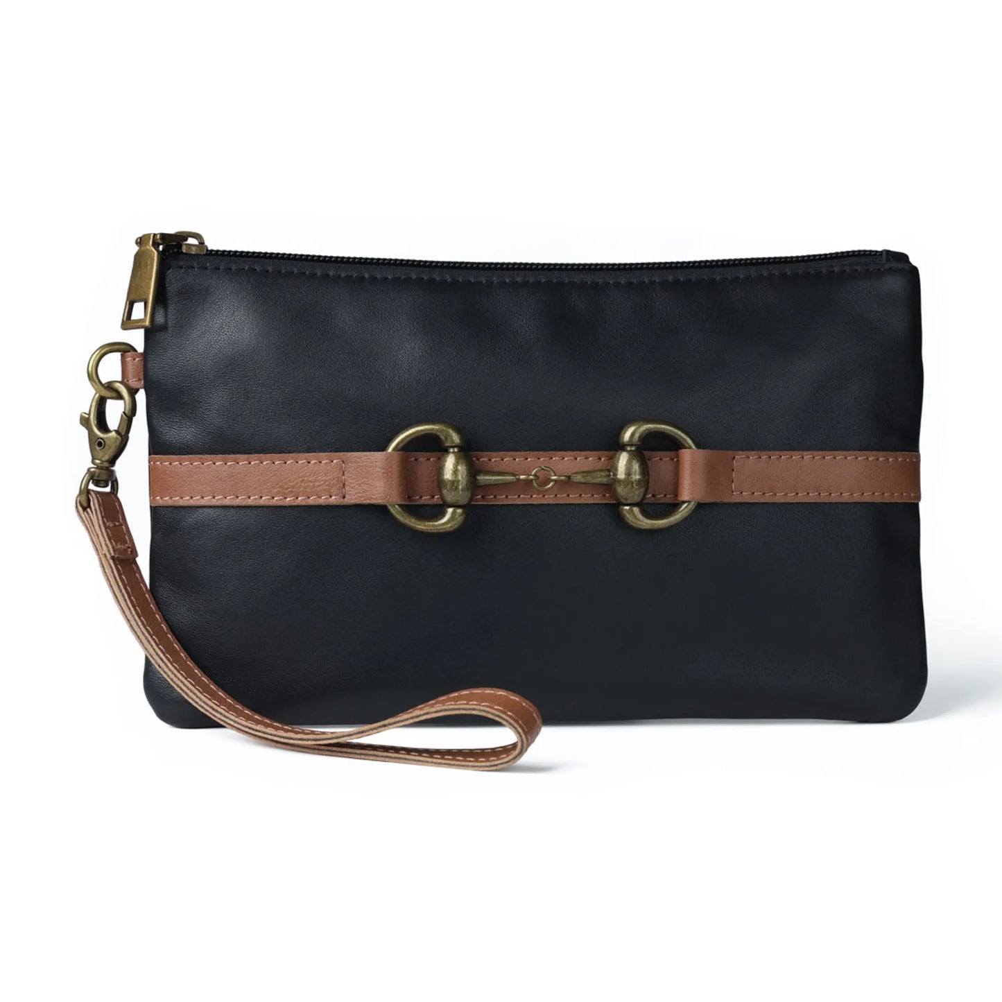 AWST Snaffle Bit Clutch Bag-Black