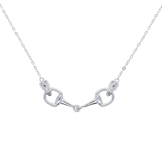AWST Int'l Sterling Silver Snaffle Bit Necklace