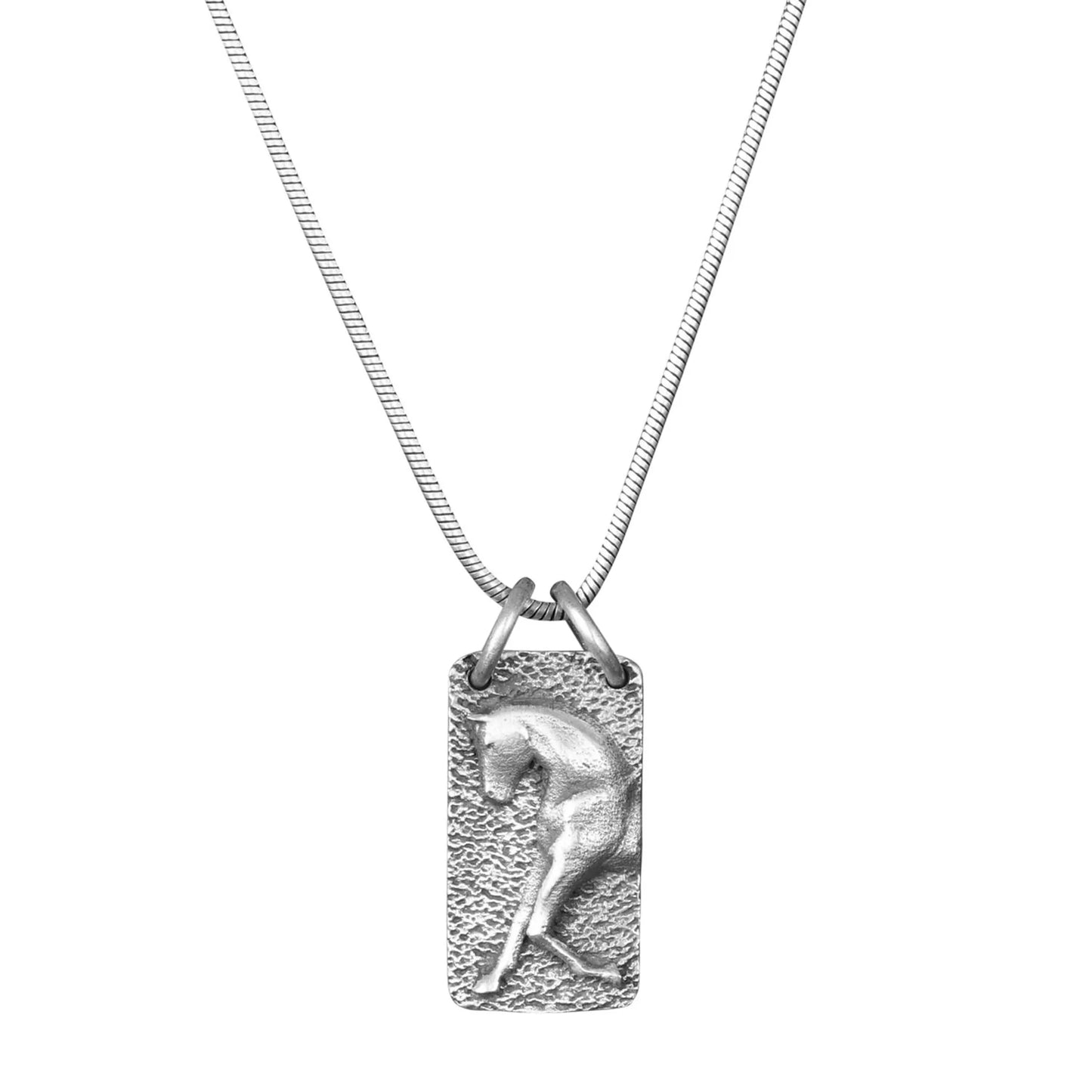 AWST Int'l Lila Extended Trot Necklace-Silver