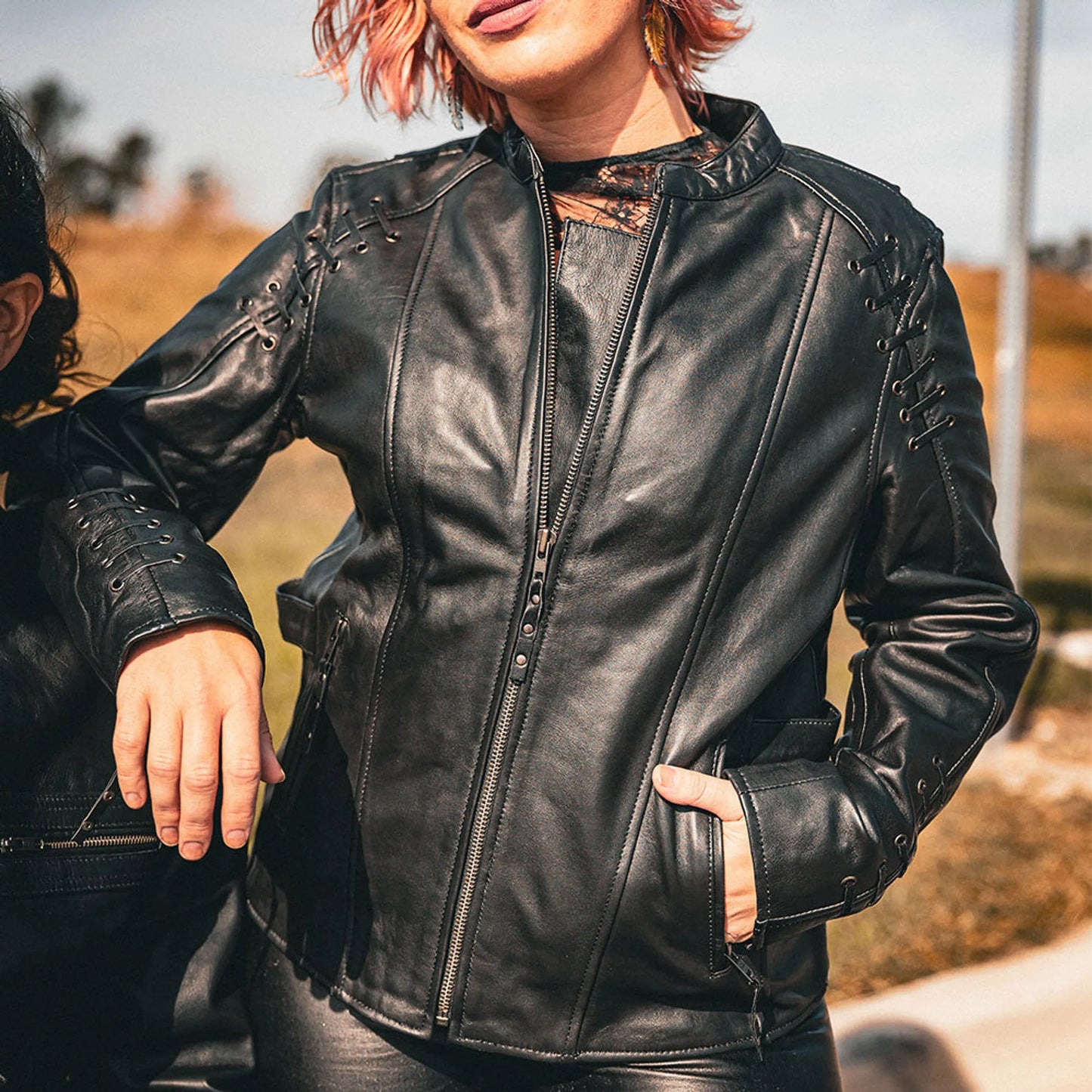 6564.00 - Ladies Premium Leather Jacket