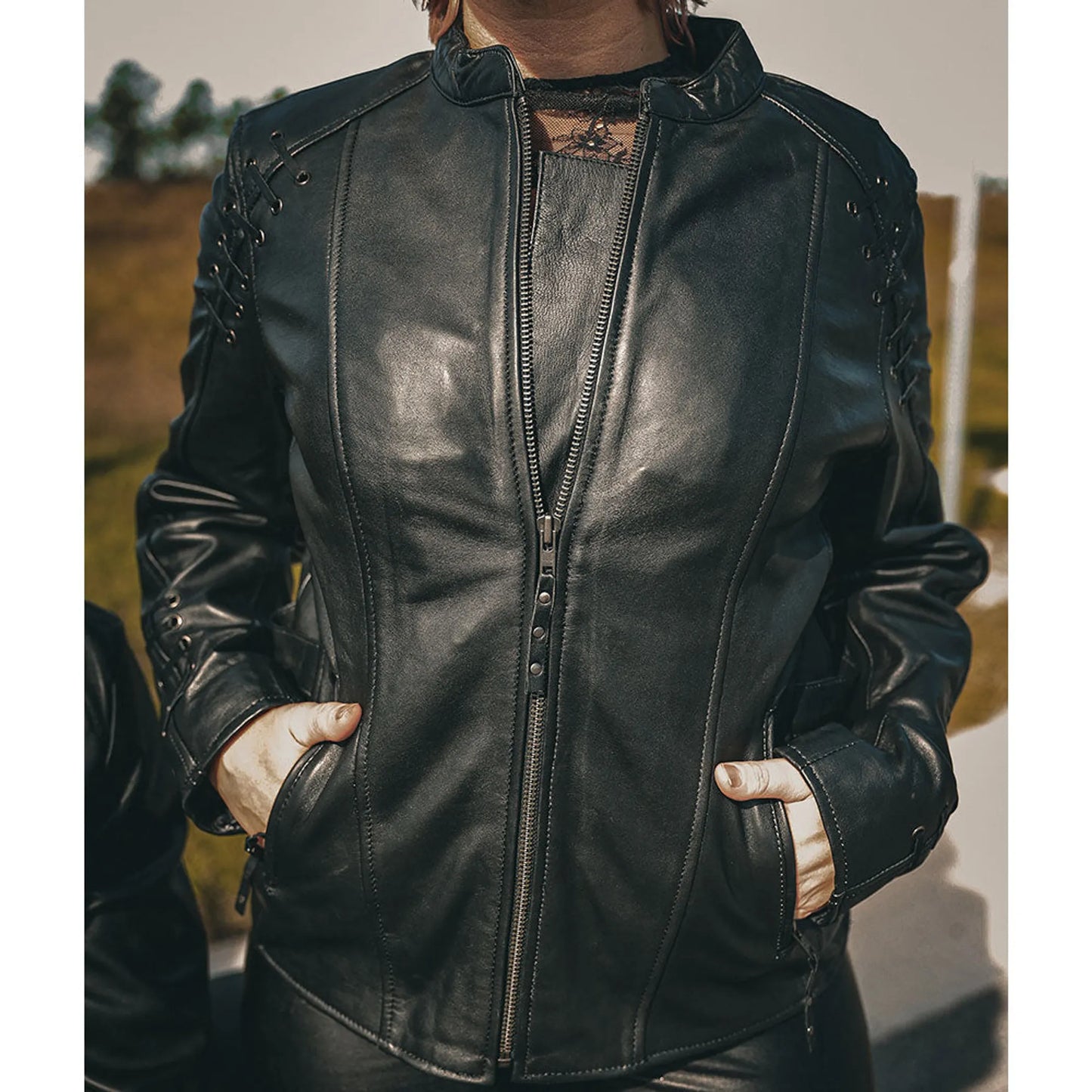 6564.00 - Ladies Premium Leather Jacket